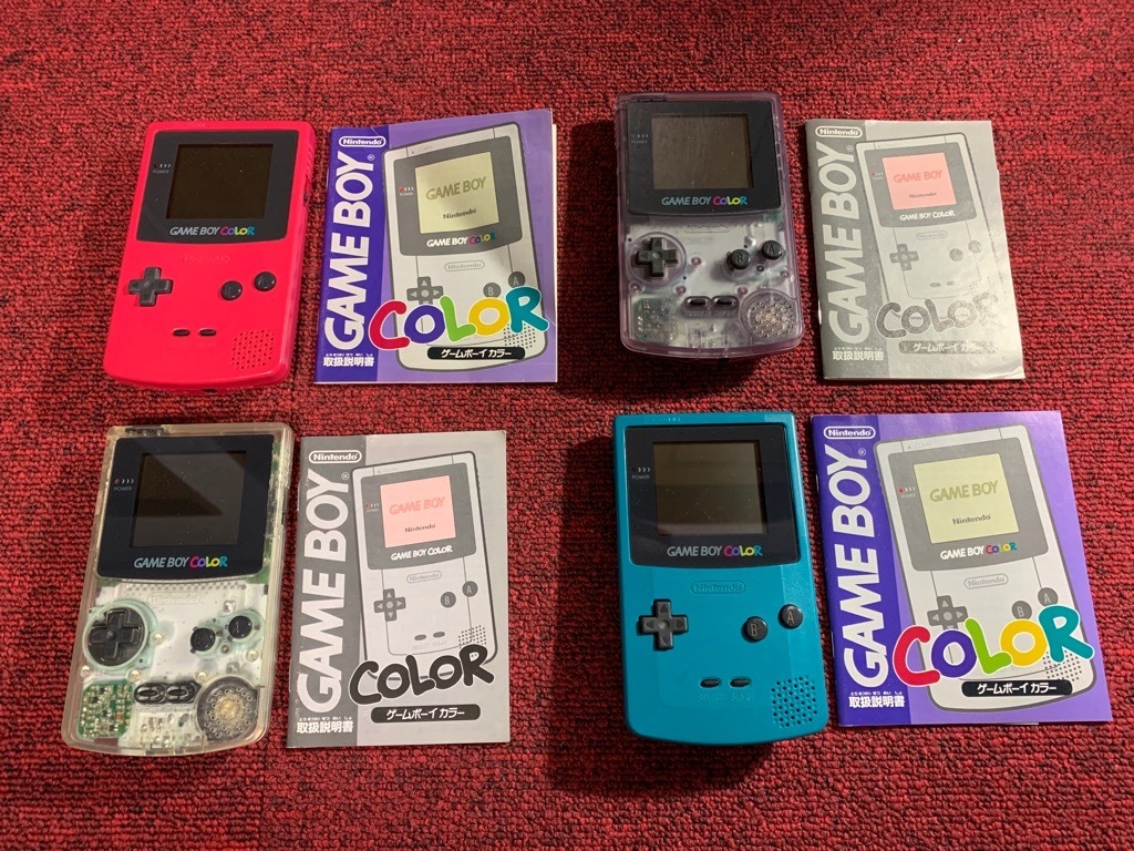 GB◇ゲームボーイカラー 本体・箱・説明書付き 4点セット 送料無料