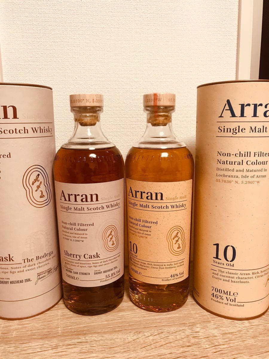 未開封】アラン シェリー＋10年 ２本セット Arran Yahoo!フリマ（旧）-