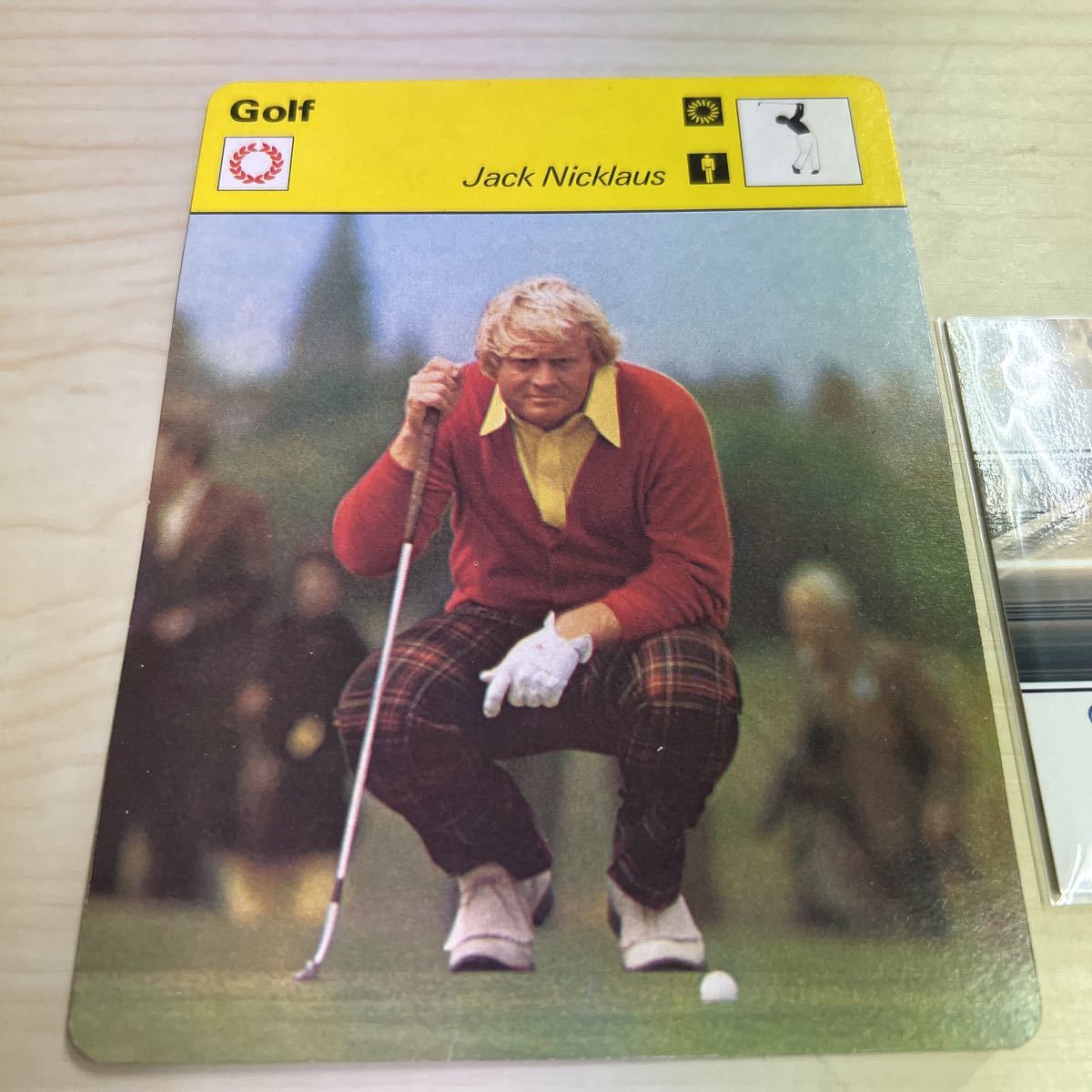 1977年 SportsCasterCard Golf.Jack Nicklaus/The World Cup/ Johnny Miller/ Bob Charles/スポーツキャスターカード ゴルフ ニクラウス 他_画像1