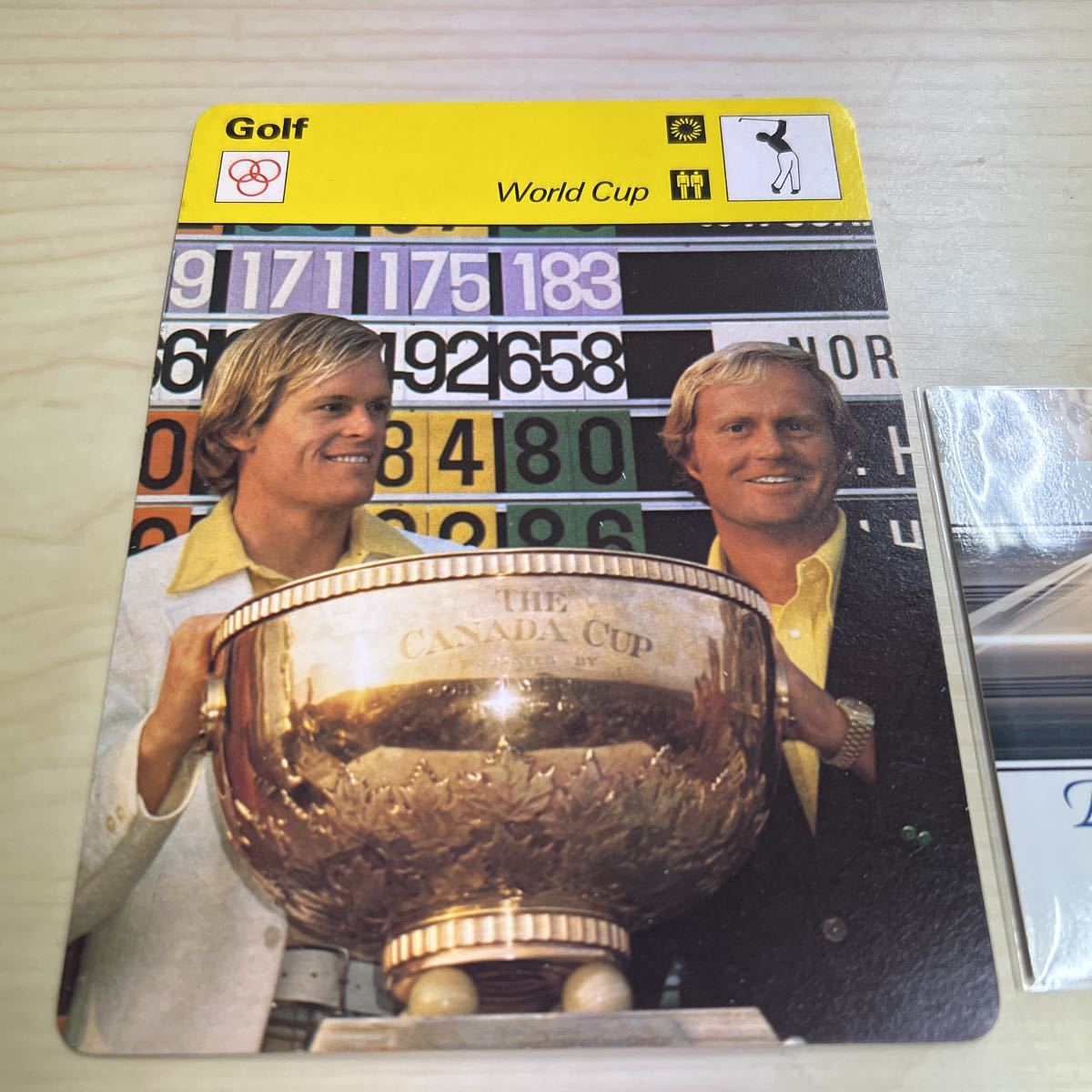 1977年 SportsCasterCard Golf.Jack Nicklaus/The World Cup/ Johnny Miller/ Bob Charles/スポーツキャスターカード ゴルフ ニクラウス 他_画像3