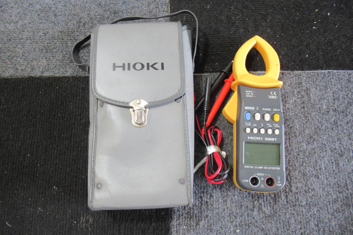 棚9・A2039 HIOKI 日置 3281 デジタルクランプオンハイテスタ AC/交流