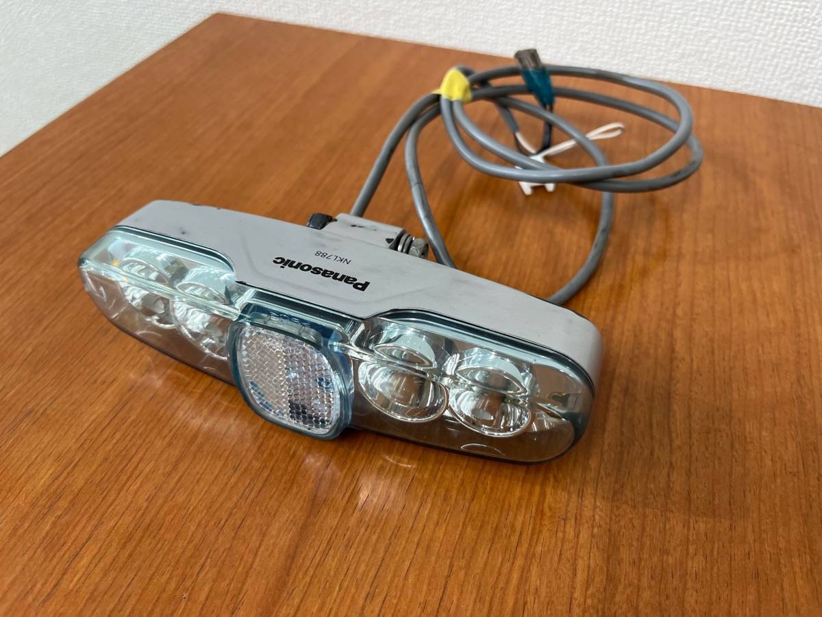 【中古品・L-014】Panasonic 電動アシスト自転車用ライト NKL788_画像1