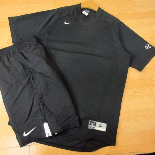 ◎NIKE ナイキ L 上下セット!野球◇セットアップ 半袖 Tシャツ&ハーフ