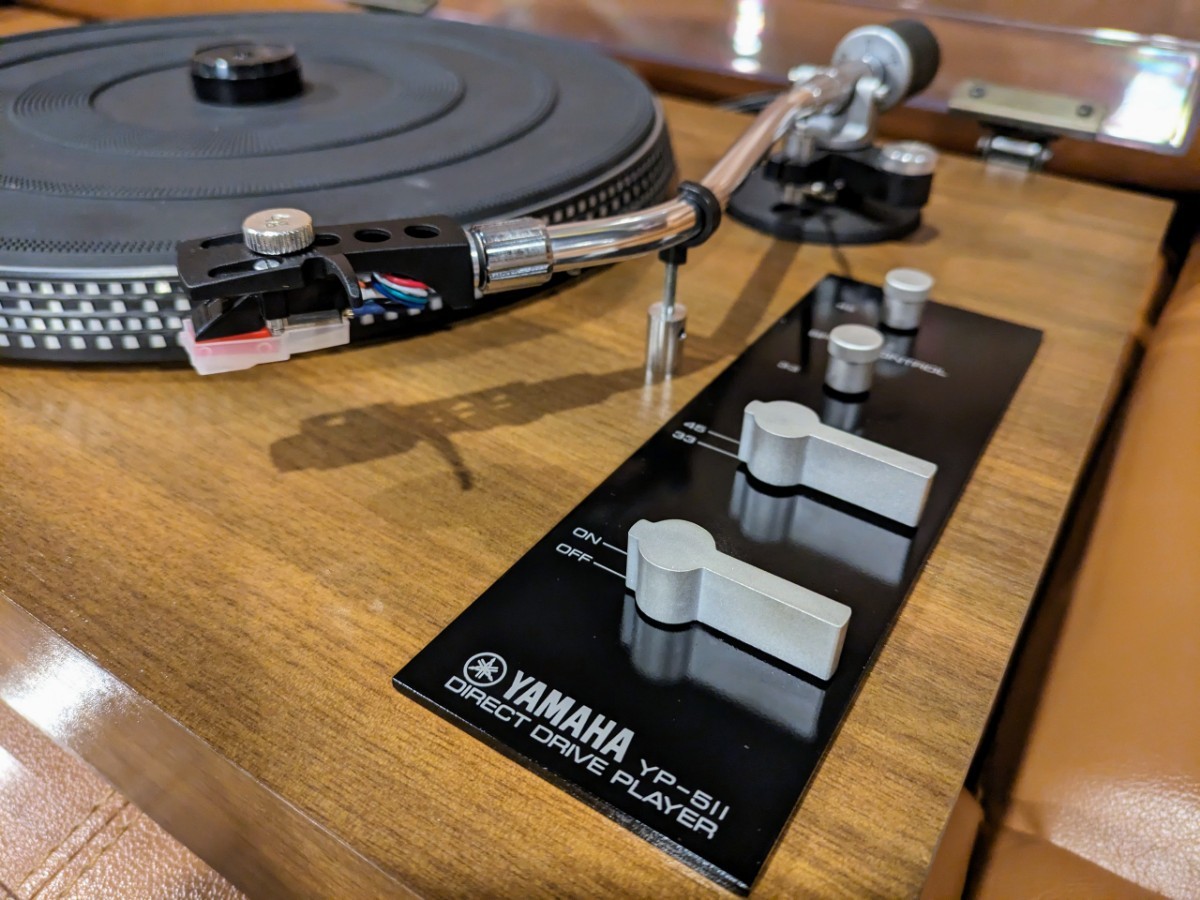 メンテナンス済 美品 YAMAHA YP-511 新品カートリッジ レコード