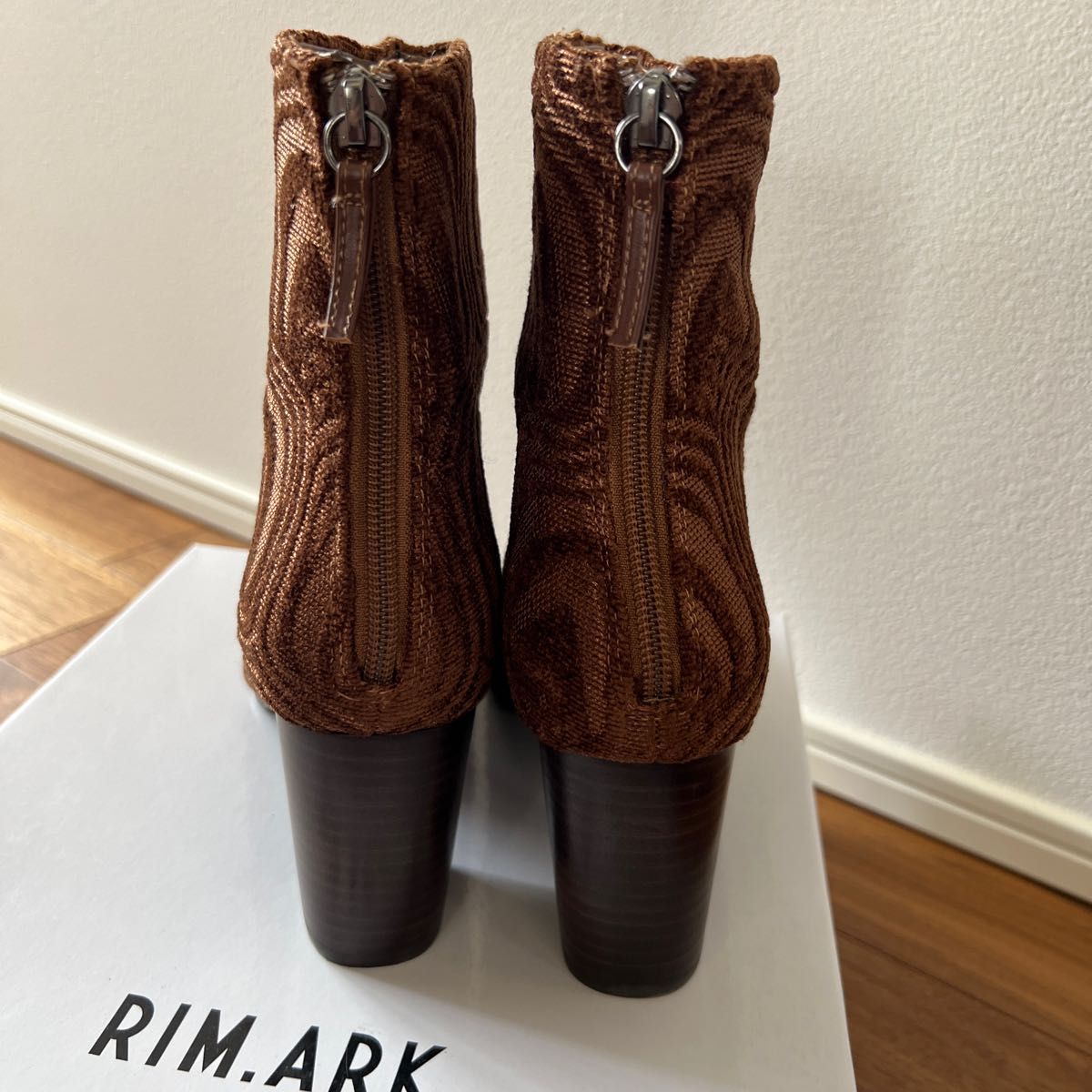 RIM.ARK ジャガードショートブーツ CLANE AMERI moussy 新品未使用 最終値下げ