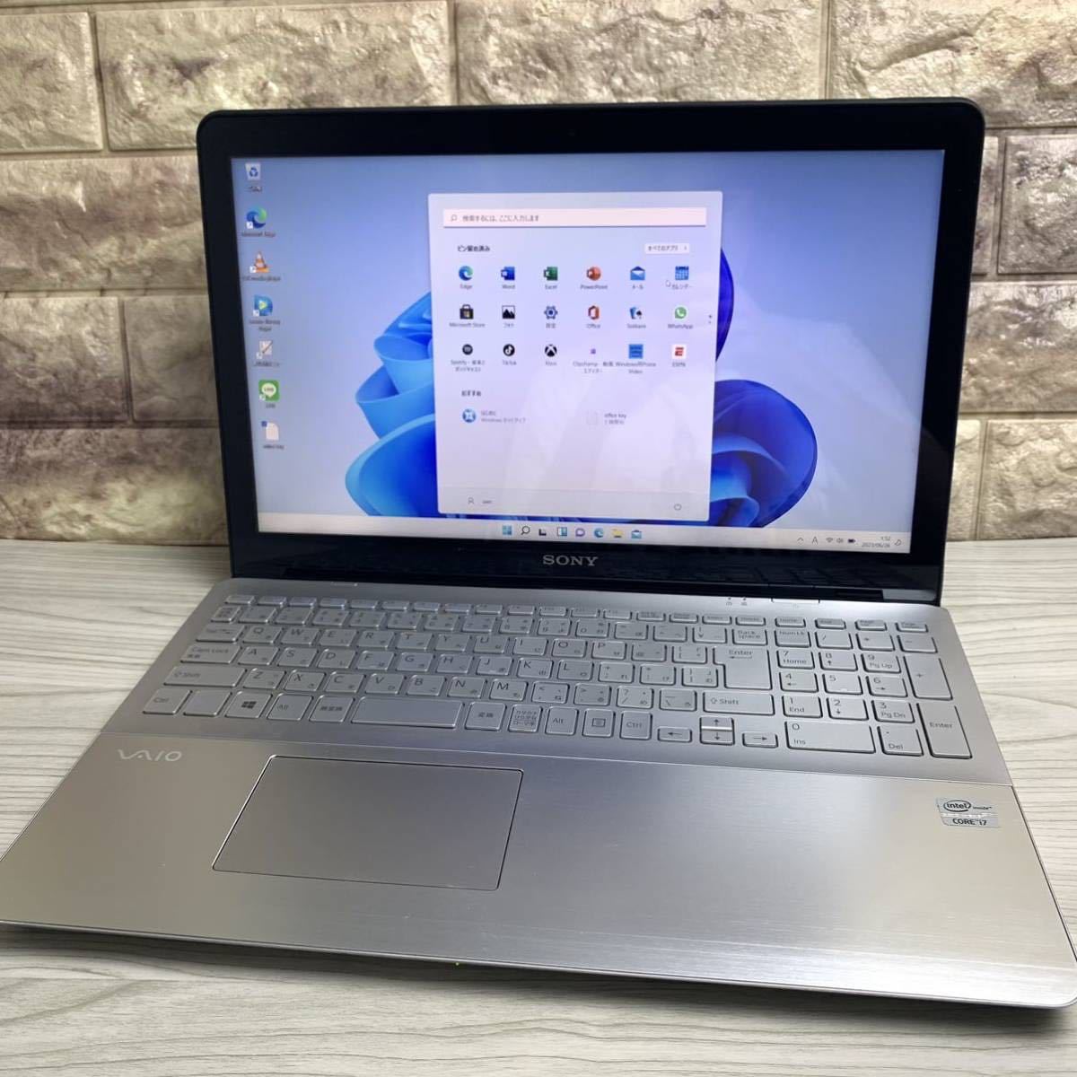 Full HD タッチパネル Core i7-3537U 新品SSD512GB SONY VAIO