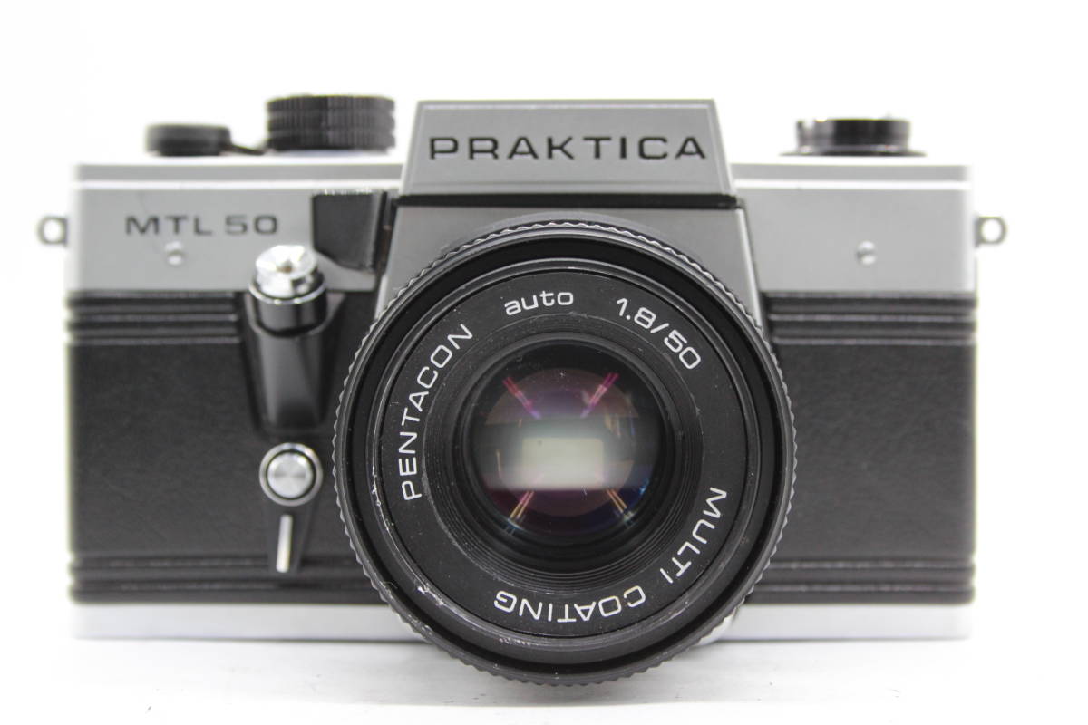 【返品保証】 PRAKTICA MTL 50 PENTACON auto 50mm F1.8 ボディレンズセット C6564_画像2
