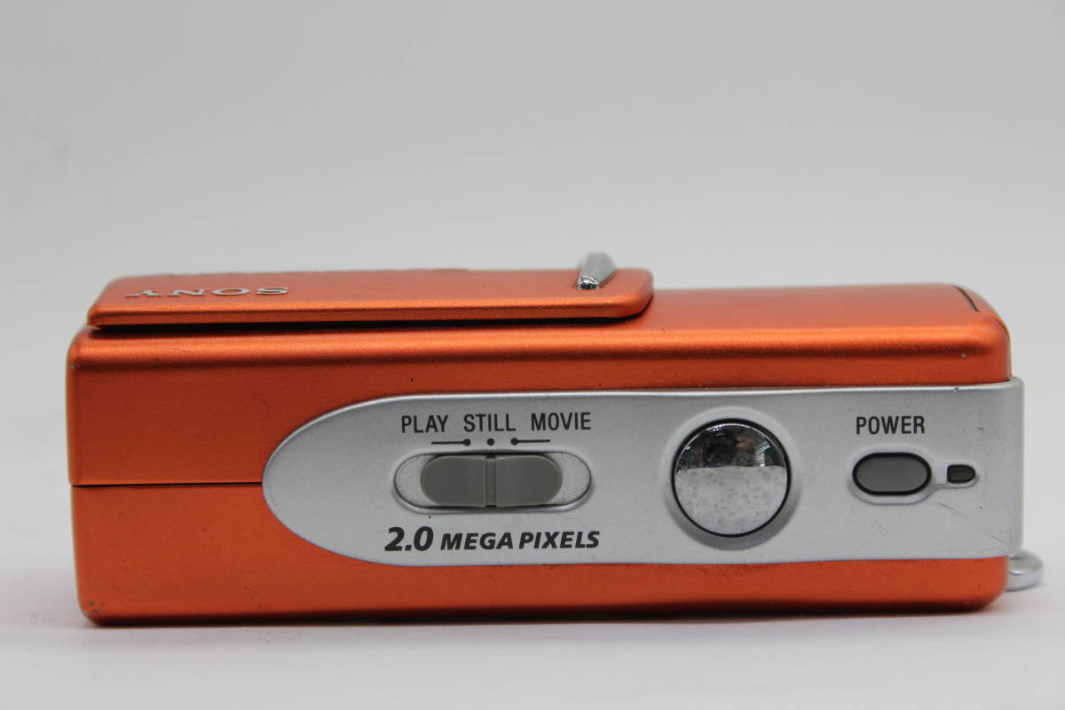 【返品保証】 ソニー Sony Cyber-shot U DSC-U20 オレンジ Auto Macro AF 5.0mm F2.8 コンパクトデジタルカメラ C6986_画像6