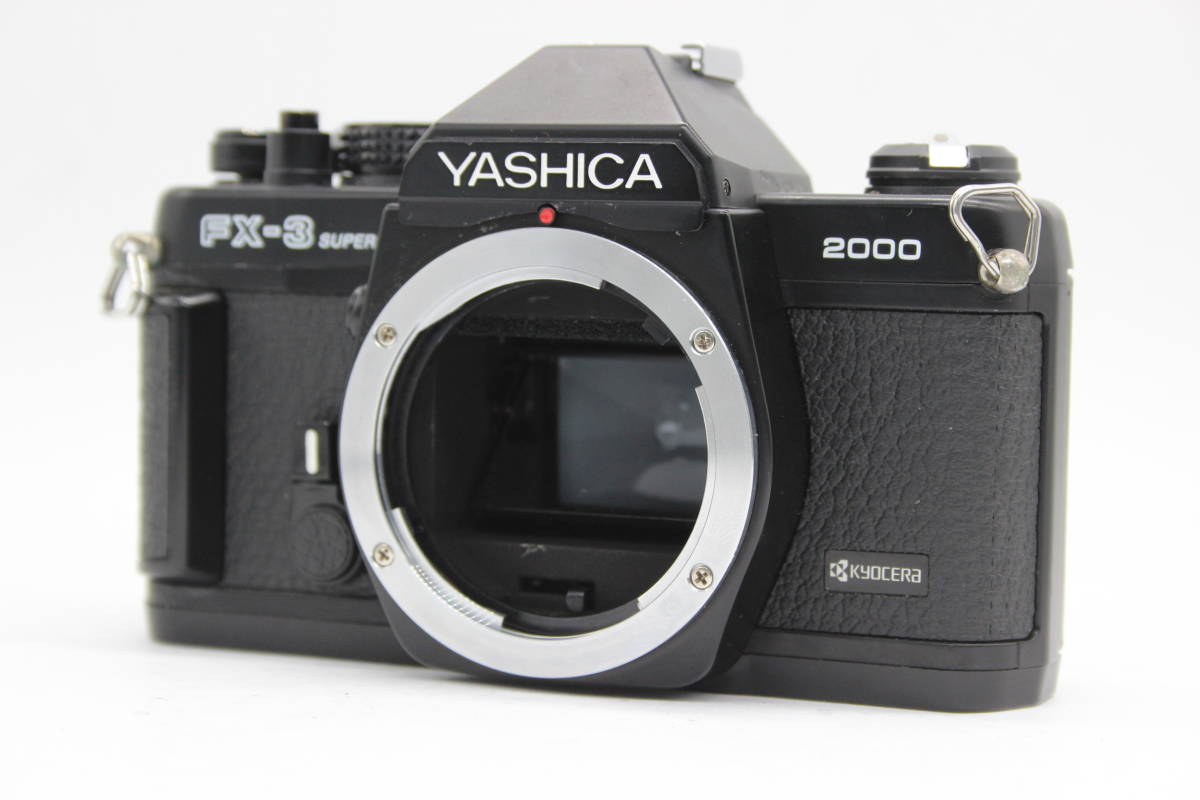 【返品保証】 ヤシカ Yashica FX-3 SUPER 2000 ブラック ボディ C7137_画像1