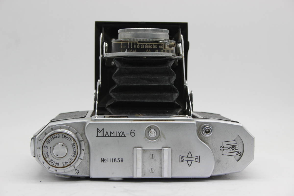 【訳あり品】 マミヤ Mamiya-6 F Zuiko FC 7.5cm F3.5 蛇腹カメラ C7163_画像6