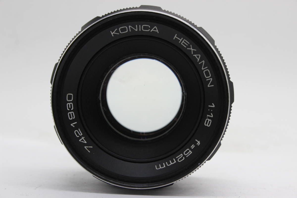 【返品保証】 コニカ Konica FTA Hexanon 52mm F1.8 ボディレンズセット C7296_画像9