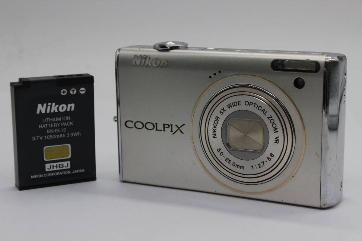 【返品保証】 ニコン Nikon Coolpix S640 Nikkor 5x Wide バッテリー付き コンパクトデジタルカメラ C7607