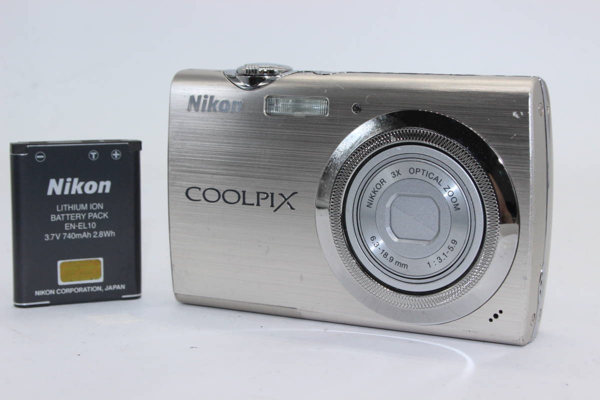 返品保証】 ニコン Nikon Coolpix S230 Nikkor 3x バッテリー付き