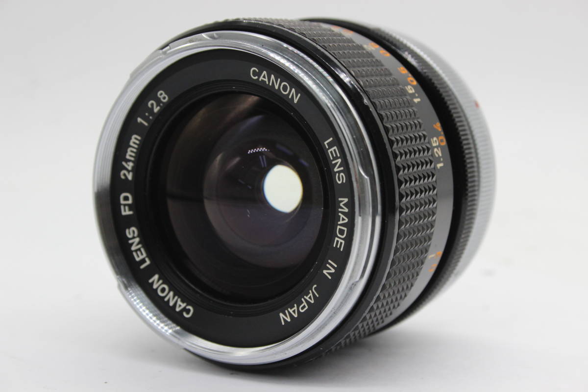 公式】 FD Canon キャノン 【返品保証】 24mm C7640 レンズ F2.8