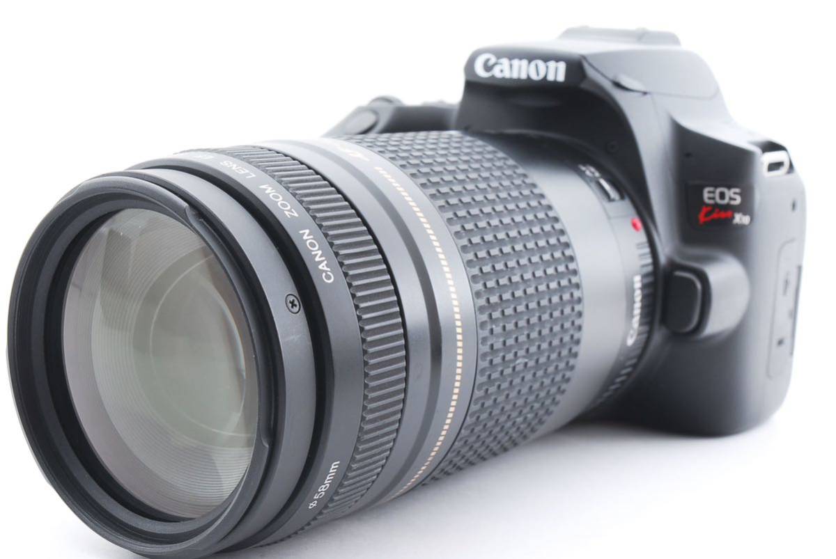 保証付☆デジタル一眼レフカメラCanon EOS Kiss X10 標準&望遠&単焦点トリプルレンズセット/Canon EF 50㎜1:1.8 II/EF75-300㎜/EF80-200㎜_画像2