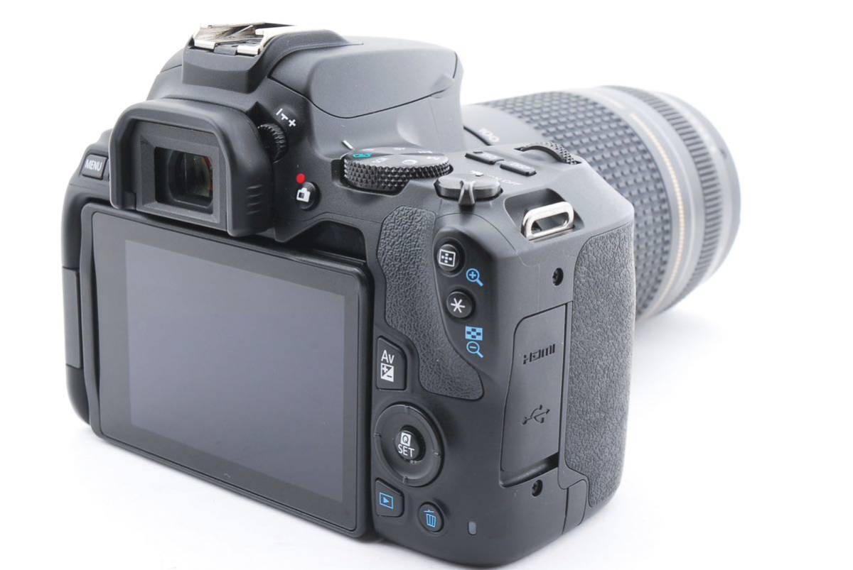 保証付☆デジタル一眼レフカメラCanon EOS Kiss X10 標準&望遠&単焦点トリプルレンズセット/Canon EF 50㎜1:1.8 II/EF75-300㎜/EF80-200㎜_画像6