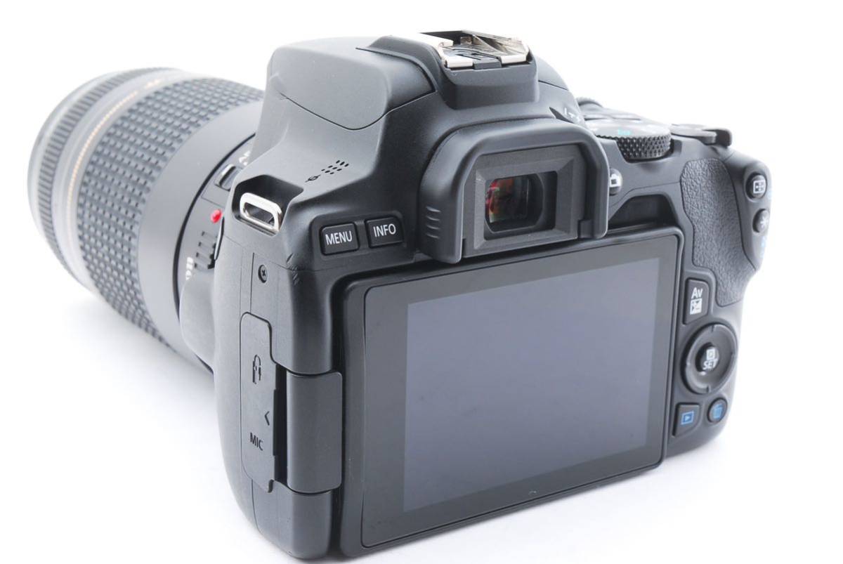 保証付☆デジタル一眼レフカメラCanon EOS Kiss X10 標準&望遠&単焦点トリプルレンズセット/Canon EF 50㎜1:1.8 II/EF75-300㎜/EF80-200㎜_画像8