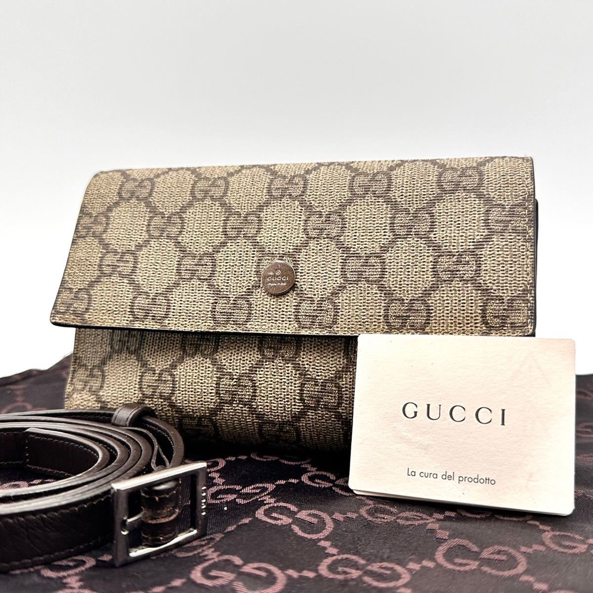 GUCCI ウエストバッグ ボディバッグ GG PVC レザー - 通販 - csa