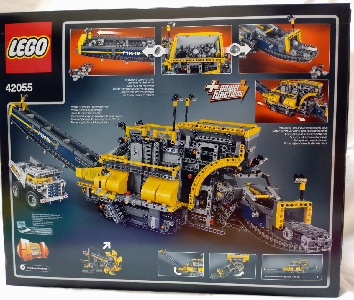 レゴ LEGO テクニック バケット掘削機 42055 未開封_画像2