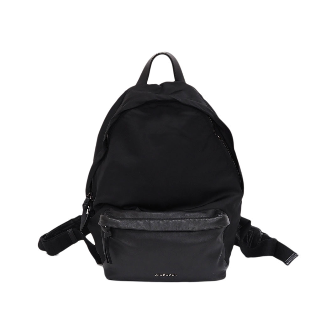  Givenchy Givenchy nylon x leather studs backpack black men's rucksack GIVENCHY used 