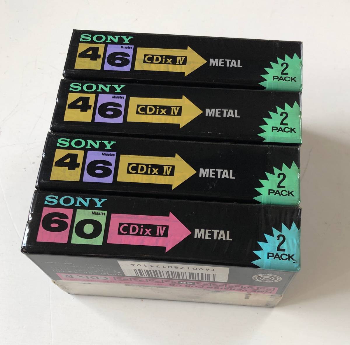 未開封品 SONY カセットテープ 全8本セット メタル/METAL CDix Ⅳ 60分 46分 JChere雅虎拍卖代购