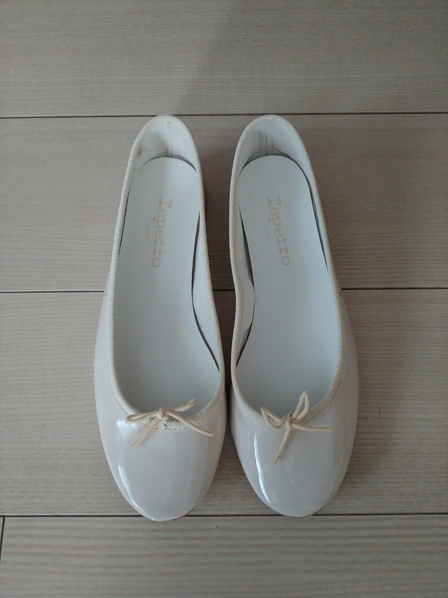 レペット repetto lili 37 22 5cm 23cm ほぼ新品 ベージュ|Yahoo