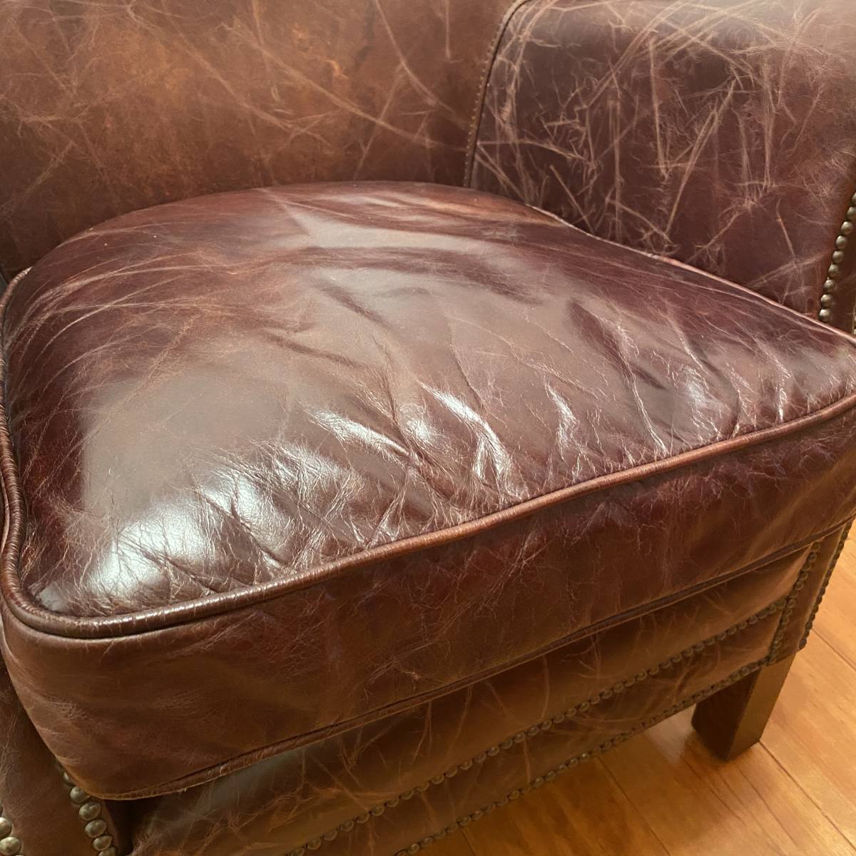 美品】ハロ HALO プロフェッサーアームチェア PROFESSOR CHAIR 牛本革