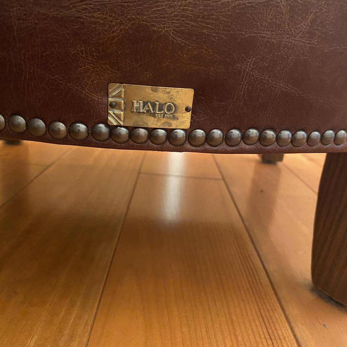 美品】ハロ HALO プロフェッサーアームチェア PROFESSOR CHAIR 牛本革