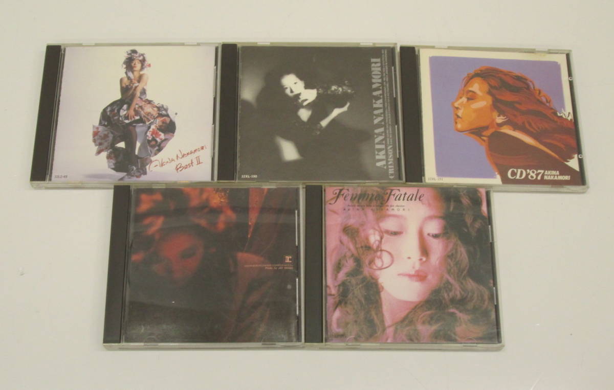 C0606-12A/ 中森明菜 アルバム CD 5枚セット BESTⅡ /クリムゾン /CD
