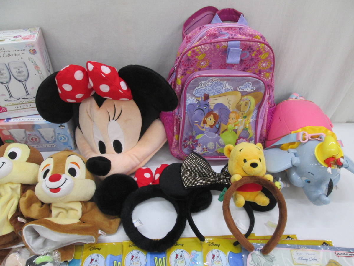 T0629-6A/ Disney ディズニー グッズ まとめ ミッキー ミニー ダフィー ジェラトーニ シェリーメイ チップ デール ぬいぐるみ 等 JChere雅虎拍卖代购 ディズニー タオル3点セット ドナデジ チデ ミニー シェリーメイ