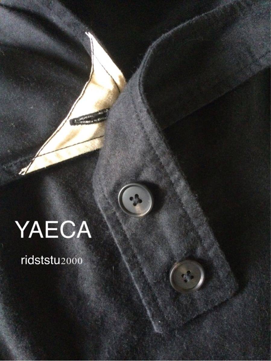 YAECA ヤエカ コットンリネン サロペット/サロペットワイドパンツ 起毛加工_画像7