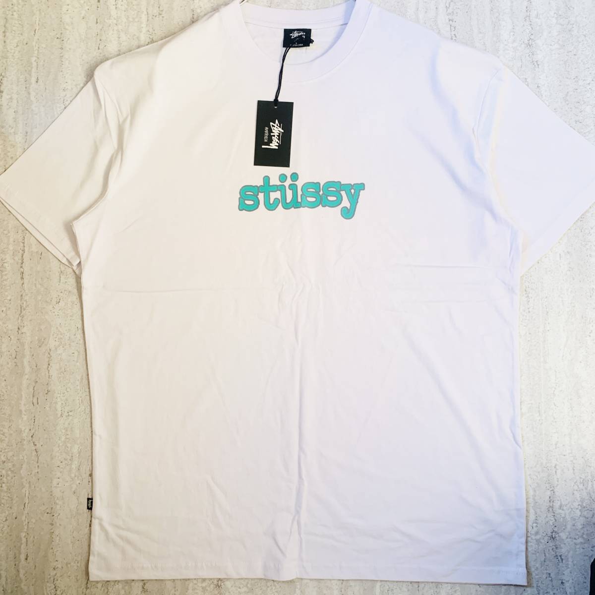 海外限定 Stussy ステューシー Tシャツ ロゴ ホワイト L｜PayPayフリマ
