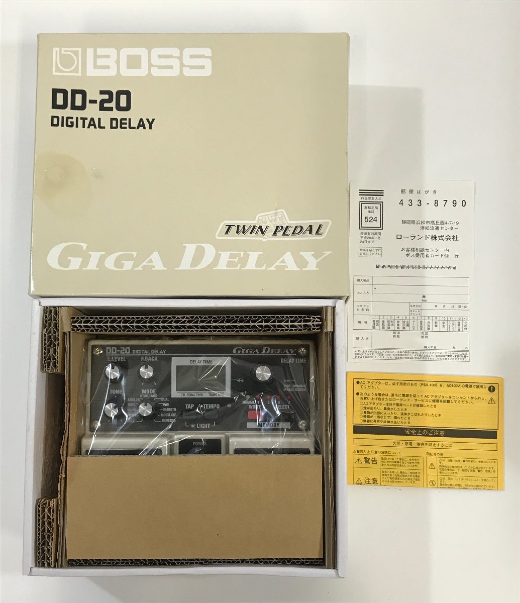 ヤフオク! - BOSS DD-20 DIGITAL DELAY 《未使用...