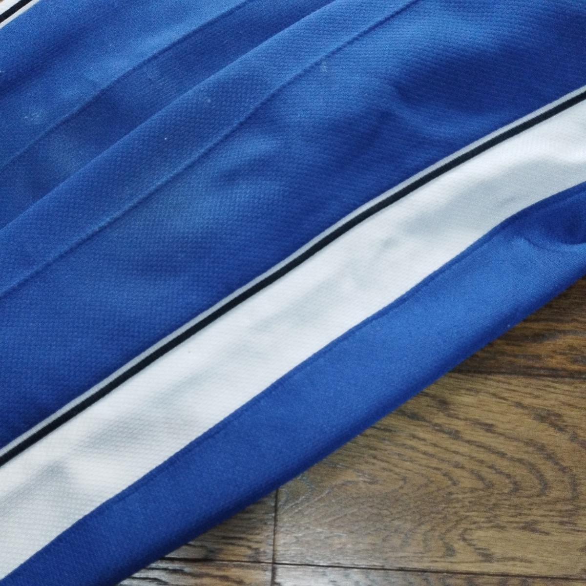 [2306] man and woman use *KANKO blue color sport long trousers / jersey / training wear 130cm