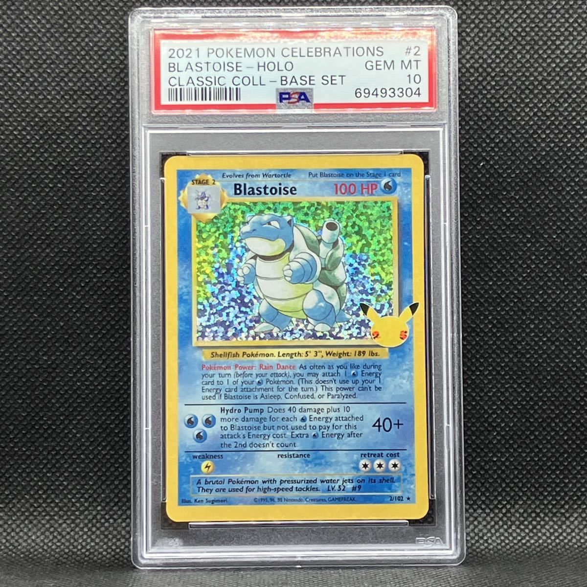 PSA10 ポケモンカード 海外 カメックス 25th セレブレーション ポケカ 英語 (2021 Pokemon Celebrations Classic Collection 2 Blastoise_画像1