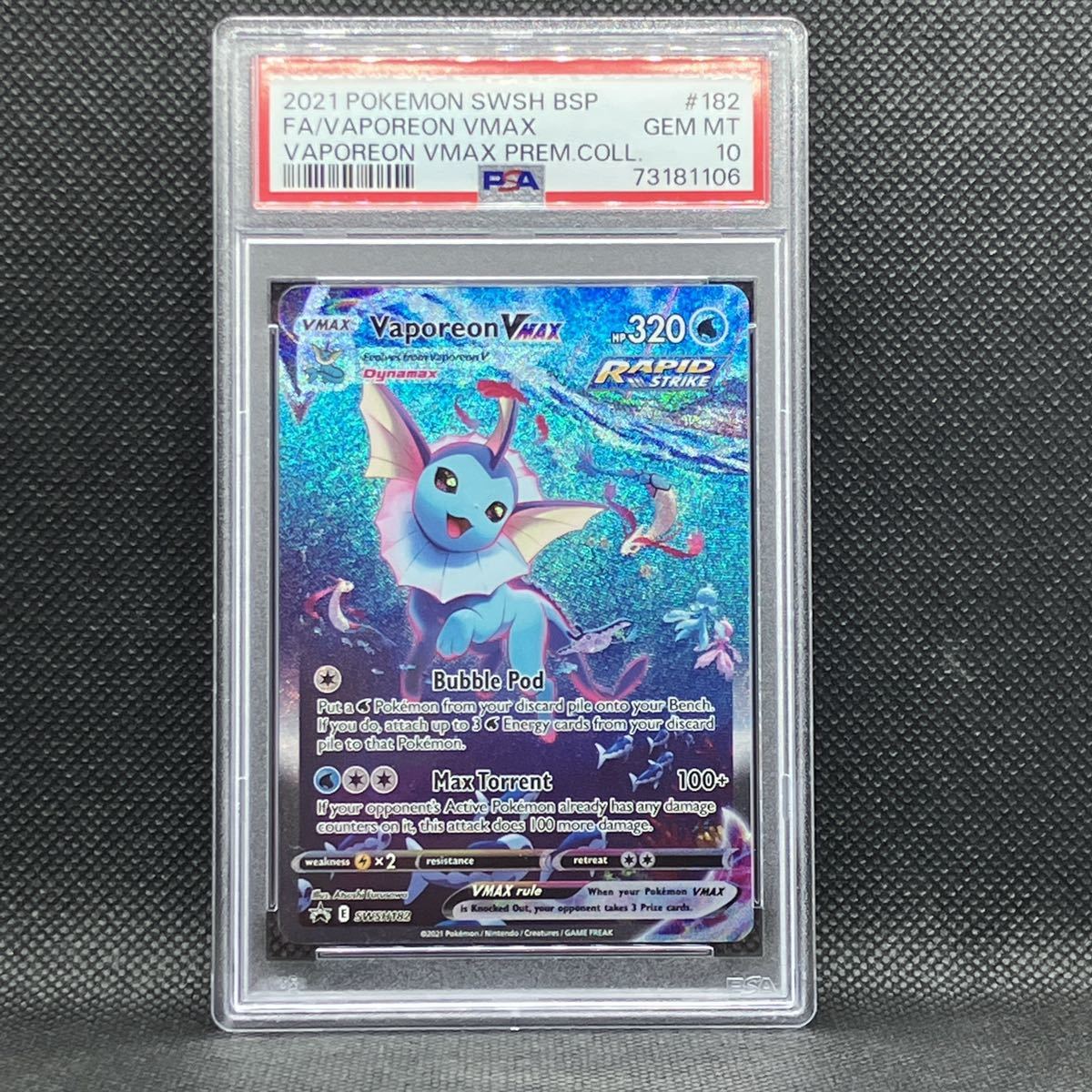 PSA10 ポケモンカード 海外 シャワーズVMAX プロモ 英語 夏ポケカ SA