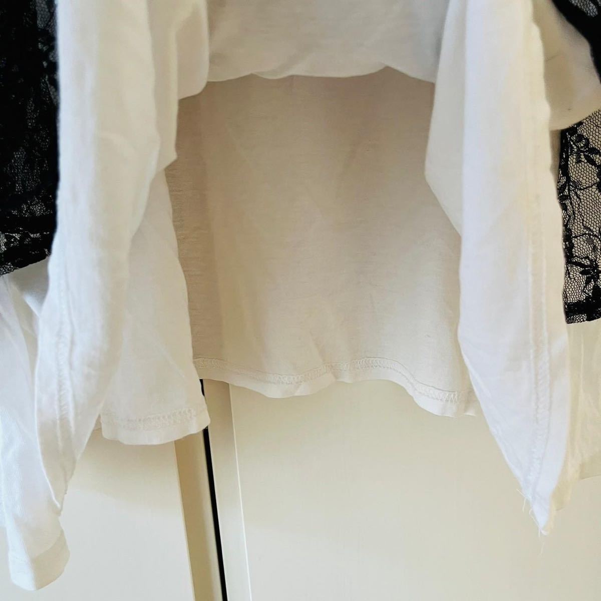 H2978cf sunaokuwahara Sunao Kuwahara M размер безрукавка черный × белый женский вечернее платье . называется лето 