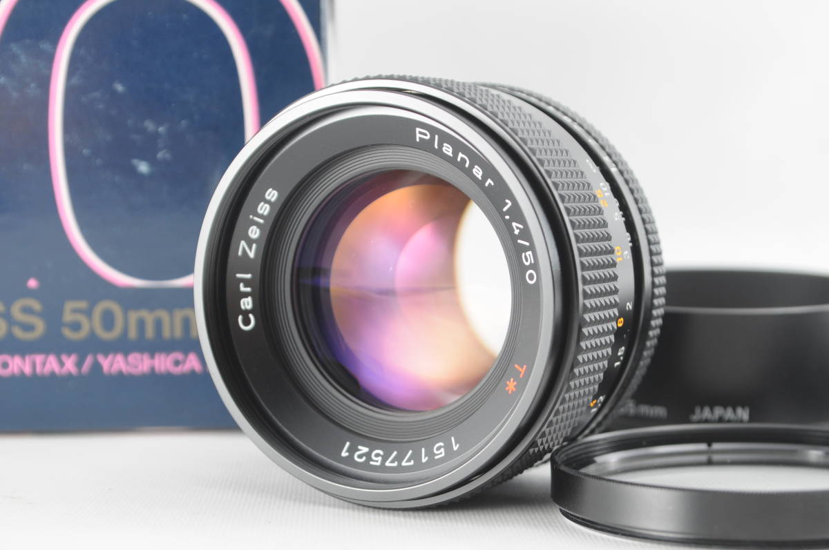 ☆新品同様☆ CONTAX コンタックスCarl Zeiss Planar 50mm F1.4 T* MMJ