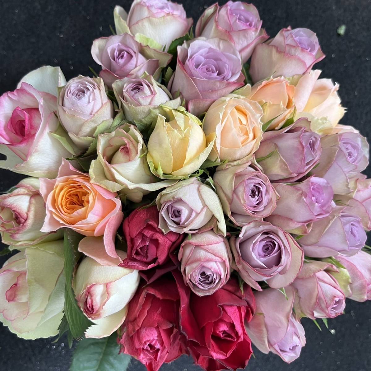 ☆新春福袋2021☆ 薔薇生花 短めお任せミックス80本‼️① nmef.com