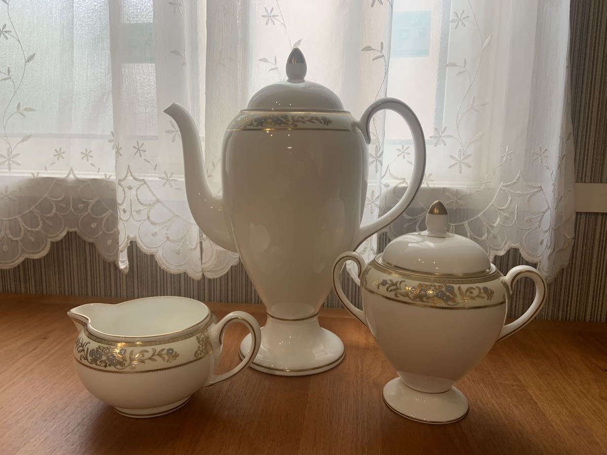 WEDGWOOD CLIVEDEN ウェッジウッド クリブデン ティーポット シュガー