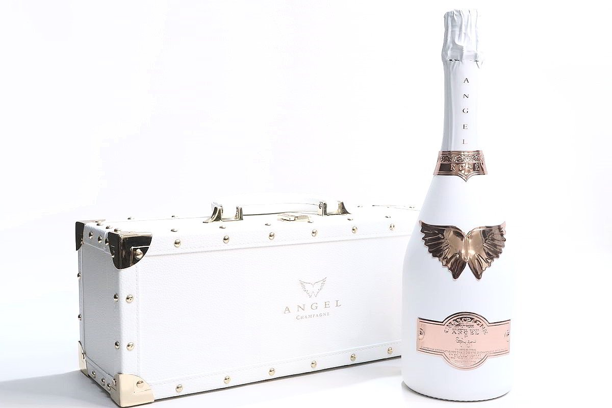 1円スタート ☆ 【シャンパン】 ANGEL CHAMPAGNE NV Brut Rose White