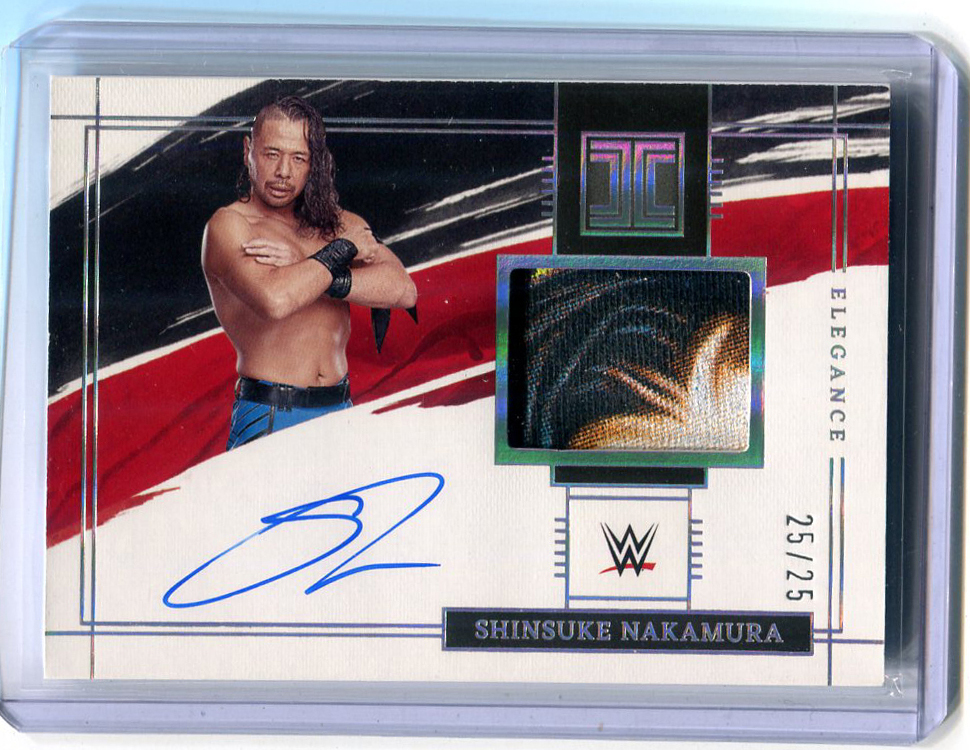 2022 Panini Impeccable WWE Elegance Memorabilia Auto Shinsuke