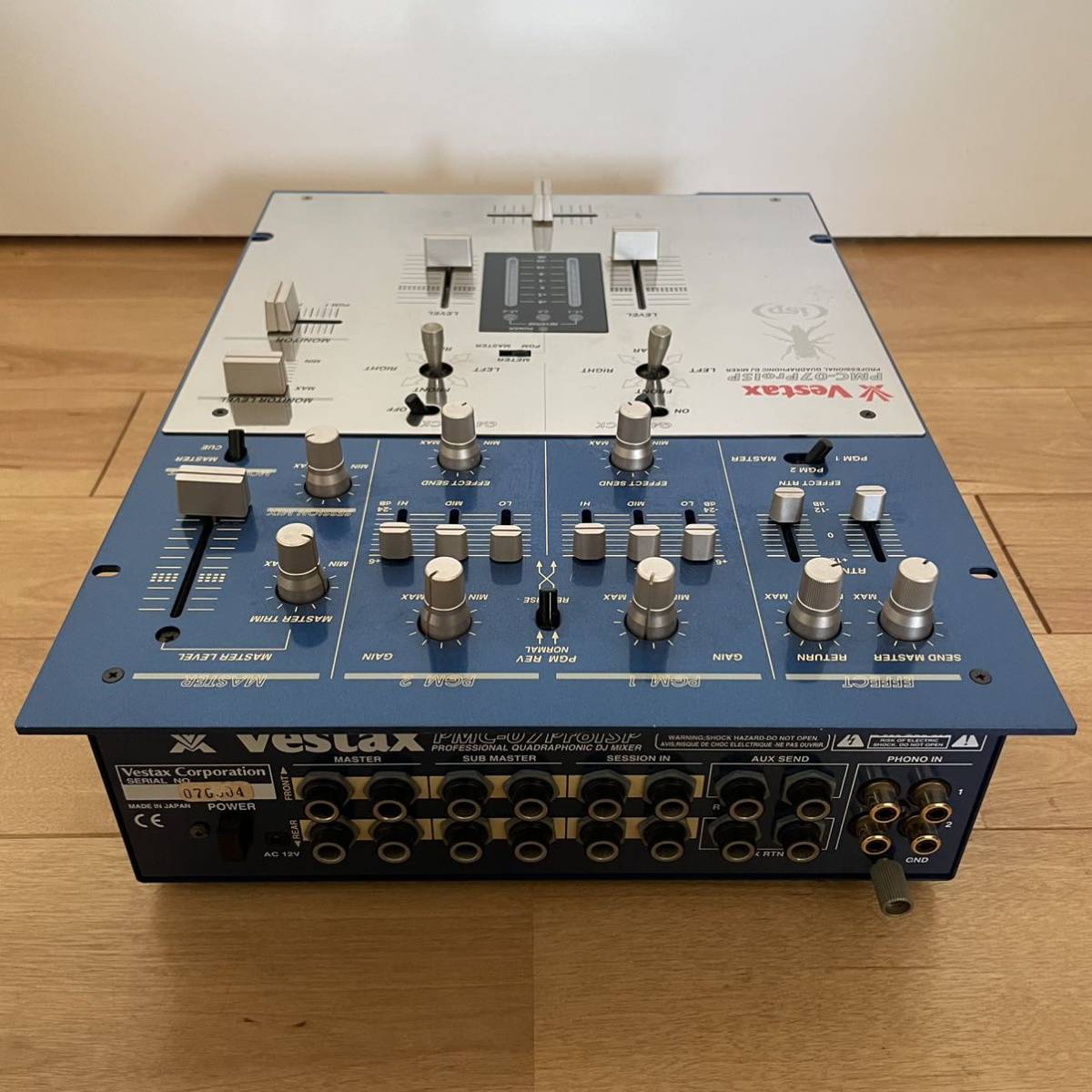 完動品 VESTAX PMC-07Pro ISP DJミキサー Q-BERT INVISIBL 完動品 VESTAX PMC-07Pro ISP DJミキサー Q-BERT INVISIBL