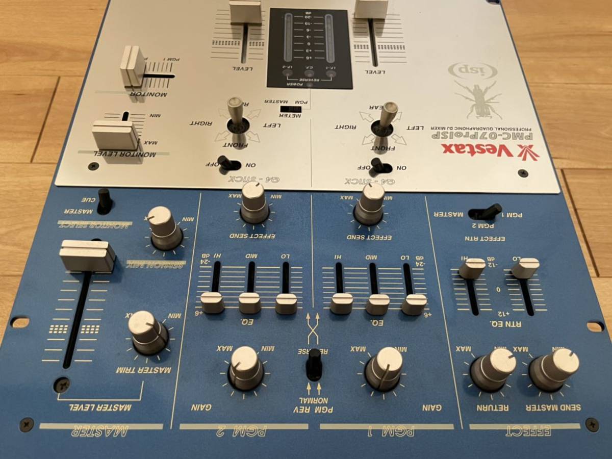 完動品 VESTAX PMC-07Pro ISP DJミキサー Q-BERT INVISIBL 完動品 VESTAX PMC-07Pro ISP DJミキサー Q-BERT INVISIBL