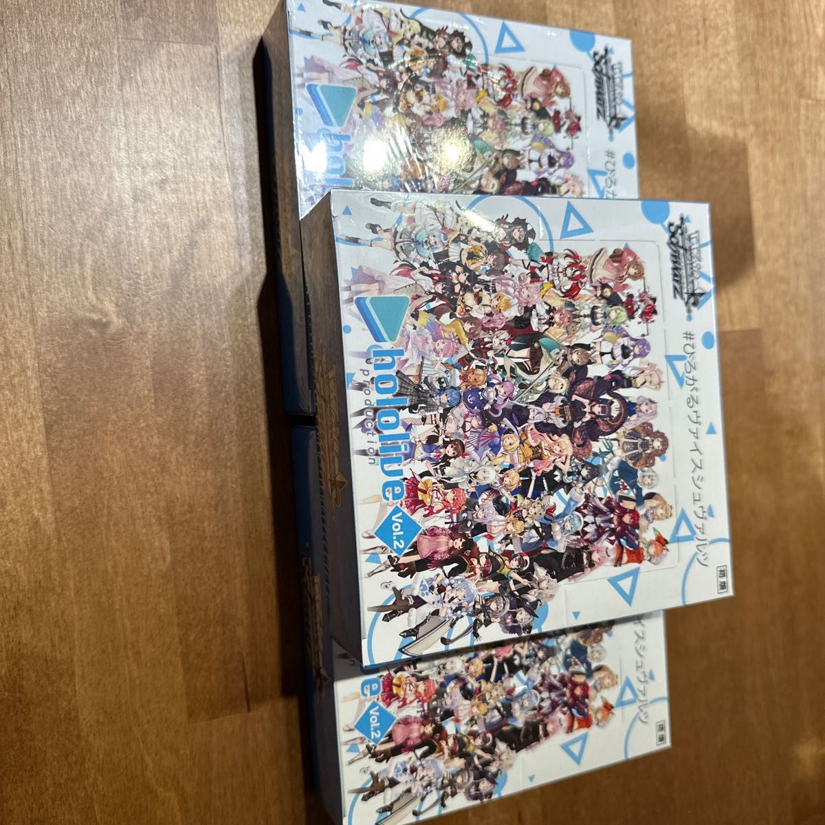 ヴァイスシュバルツ ホロライブ vol.2 シュリンク付き 未開封品 3box