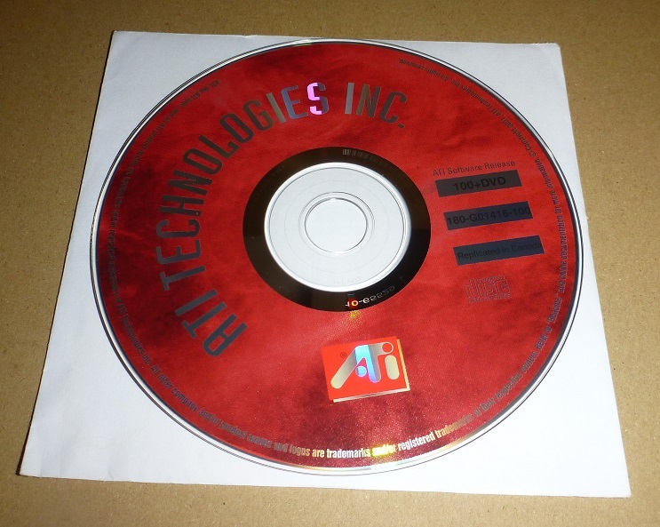CDR017 CD-ROM ATI 100+DVD 180-G01416-100 _画像2