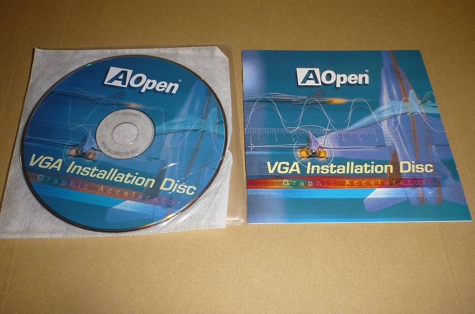CDR019 CD-ROM AOPEN VGA Installation Disc_画像2