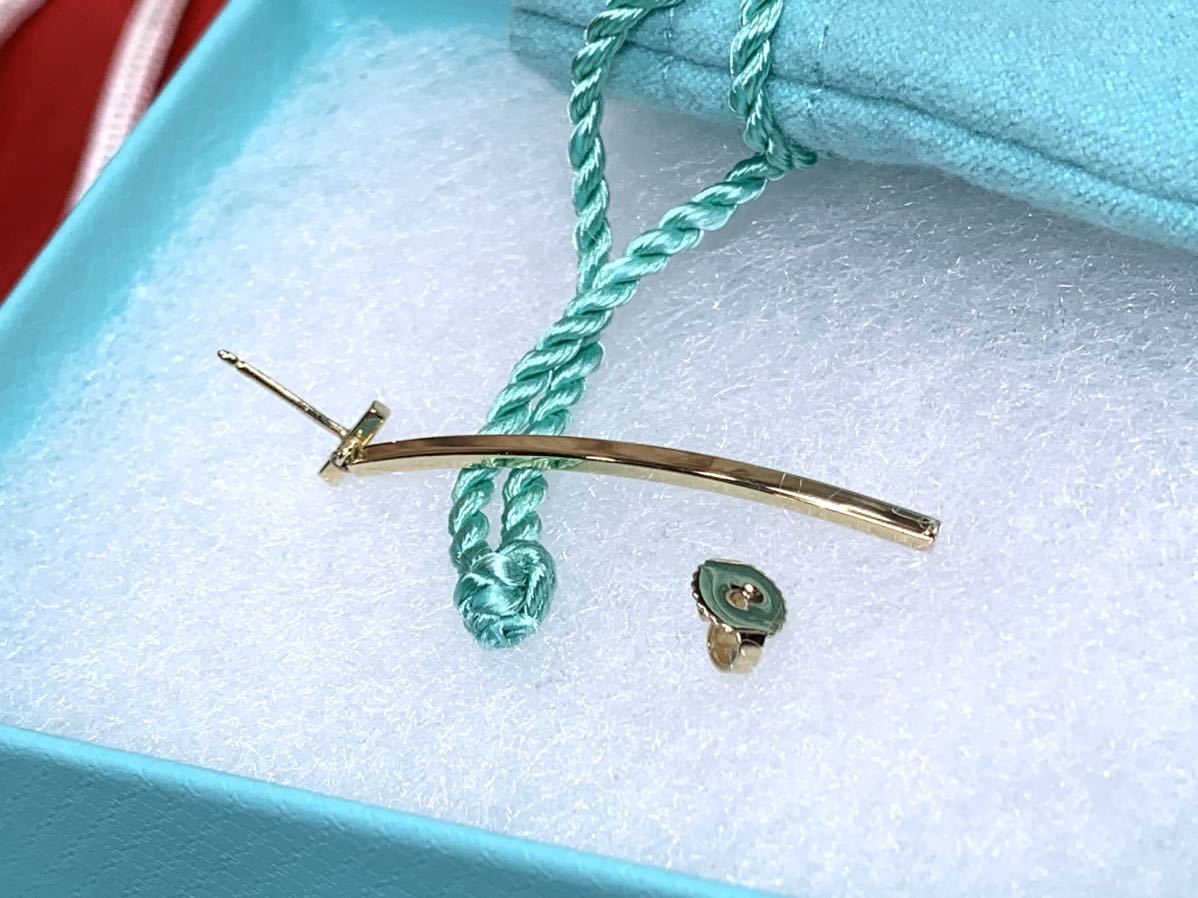 ティファニー T バー ピアス 18k 片耳 | www.leanmokymocentras.lt