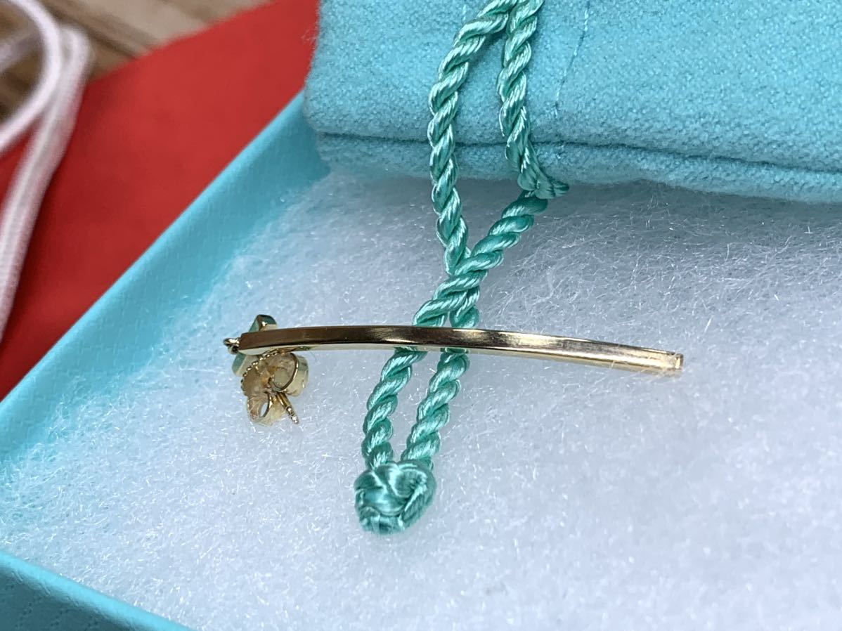 ティファニー T バー ピアス 18k 片耳 | www.electroavenida.com