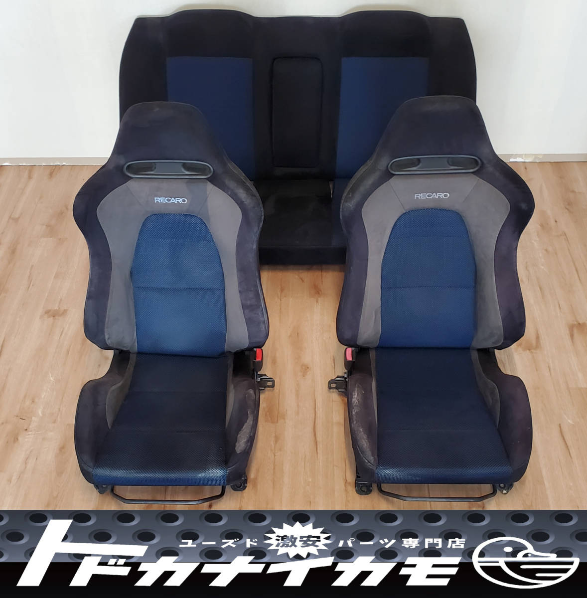 ★送料無料★ 三菱 純正 CT9A ランサーエボリューション ランエボ エボ 7 Ⅶ RECARO レカロ 運転席 助手席 セミバケ リア シート kura_画像1